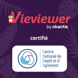 Logo Vieviewer et CNDA